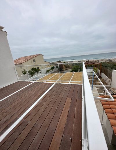 terrasse sur mesure en bois