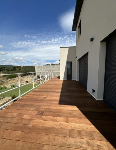 terrasse haut de gamme en acier