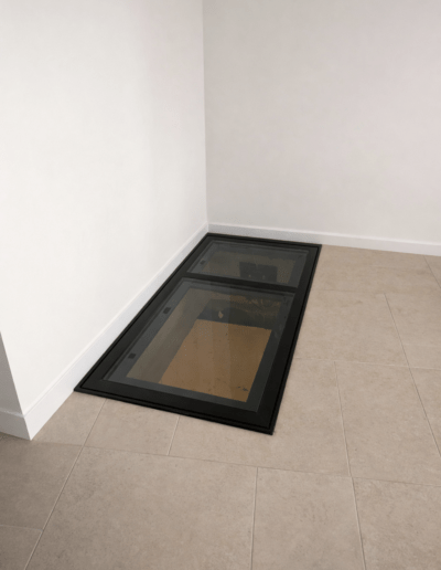 porte de cave motorisée dans le sol à Montpellier